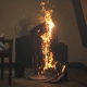 space heater fire