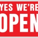 reopening businesses